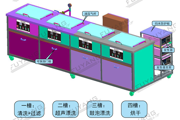 四槽超聲波清洗機(jī)